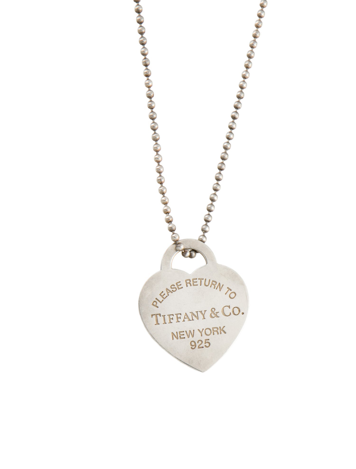 Tiffany & Co. Heart Tag Pendant Necklace