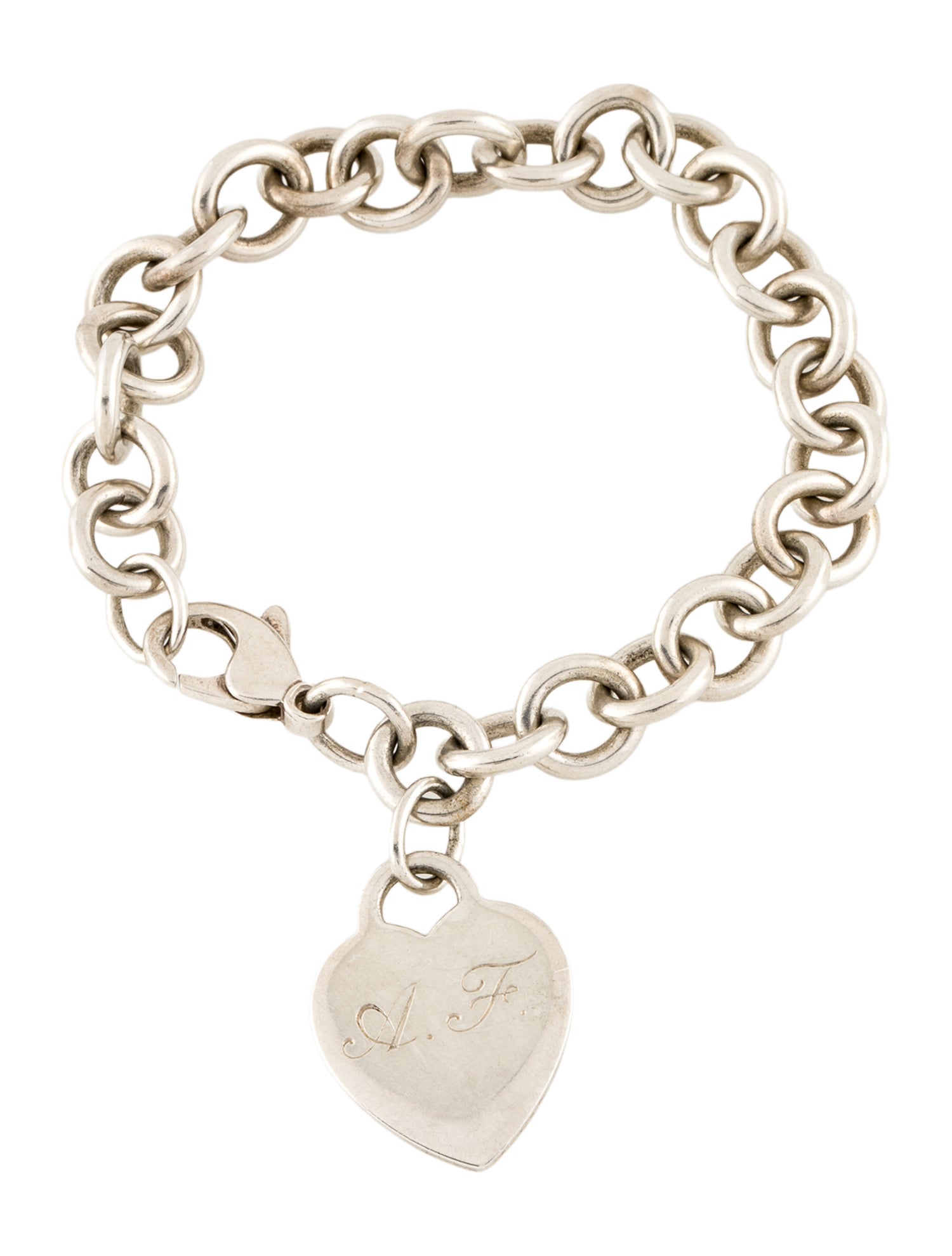 Tiffany & Co. Heart Tag Charm Bracelet