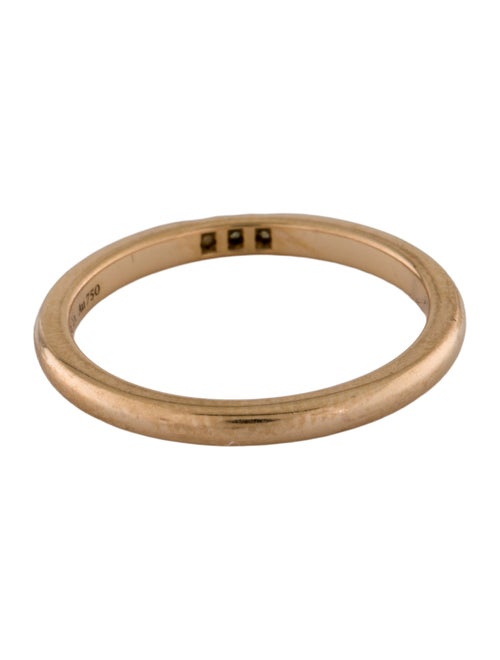 Tiffany & Co. 18K Diamond Three Stone Band