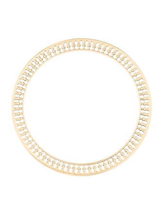 Tiffany & Co. 18K Enamel Venezia Stella Thin Bangle Bracelet