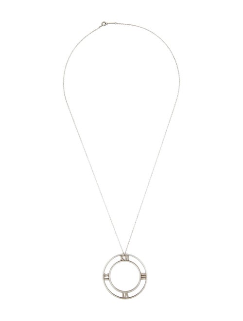 Tiffany & Co. Atlas Large Round Pendant Necklace