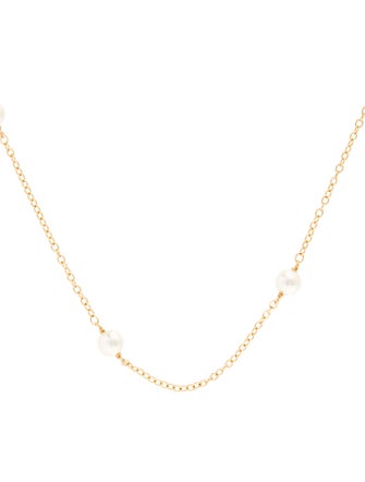 Tiffany & Co. 18K Pearls By The Yard Necklace