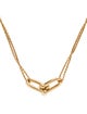 Tiffany & Co. 18K Large HardWear Double Link Pendant Necklace