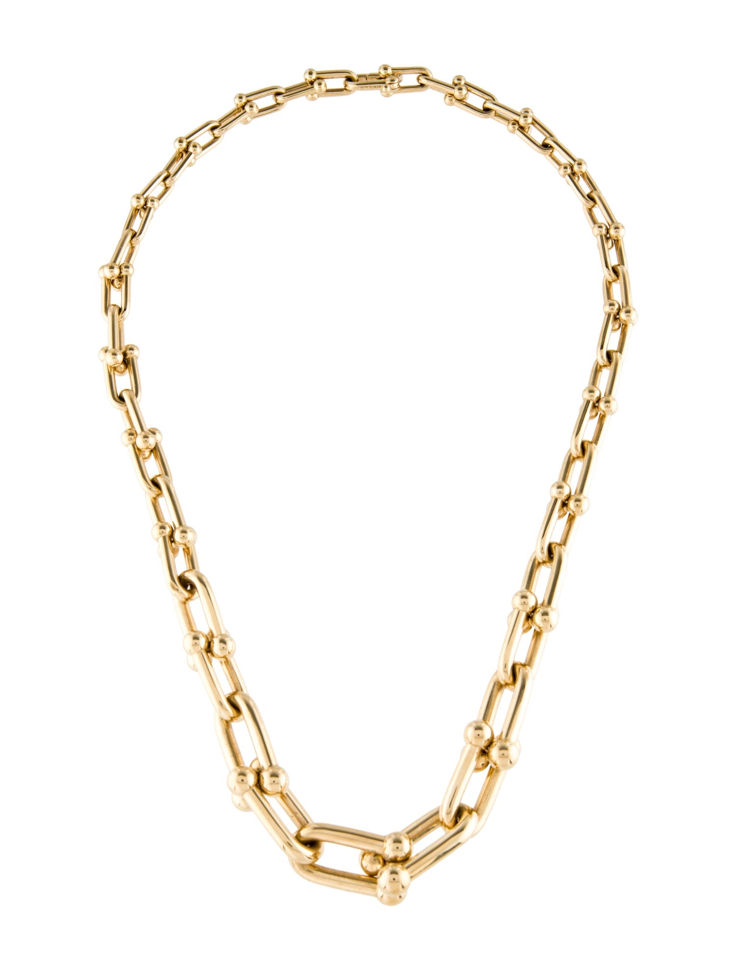 Tiffany & Co. 18K HardWear Graduated Link Necklace