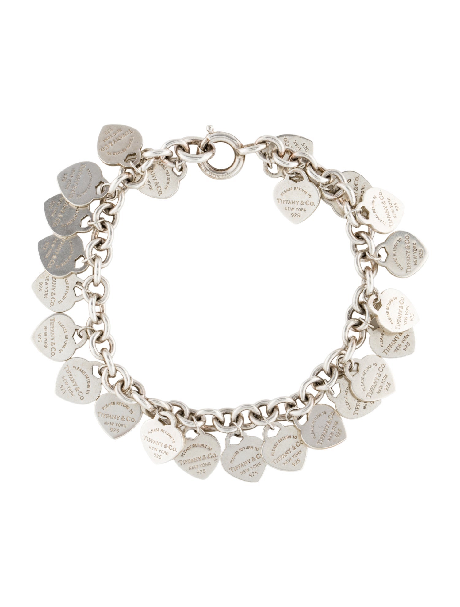 Tiffany & Co. Multi Heart Tag Bracelet