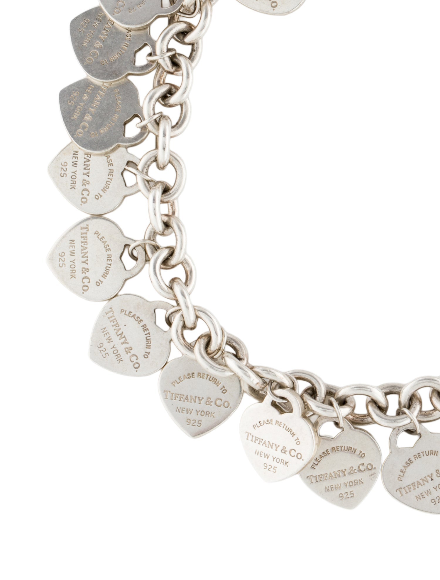 Tiffany & Co. Multi Heart Tag Bracelet