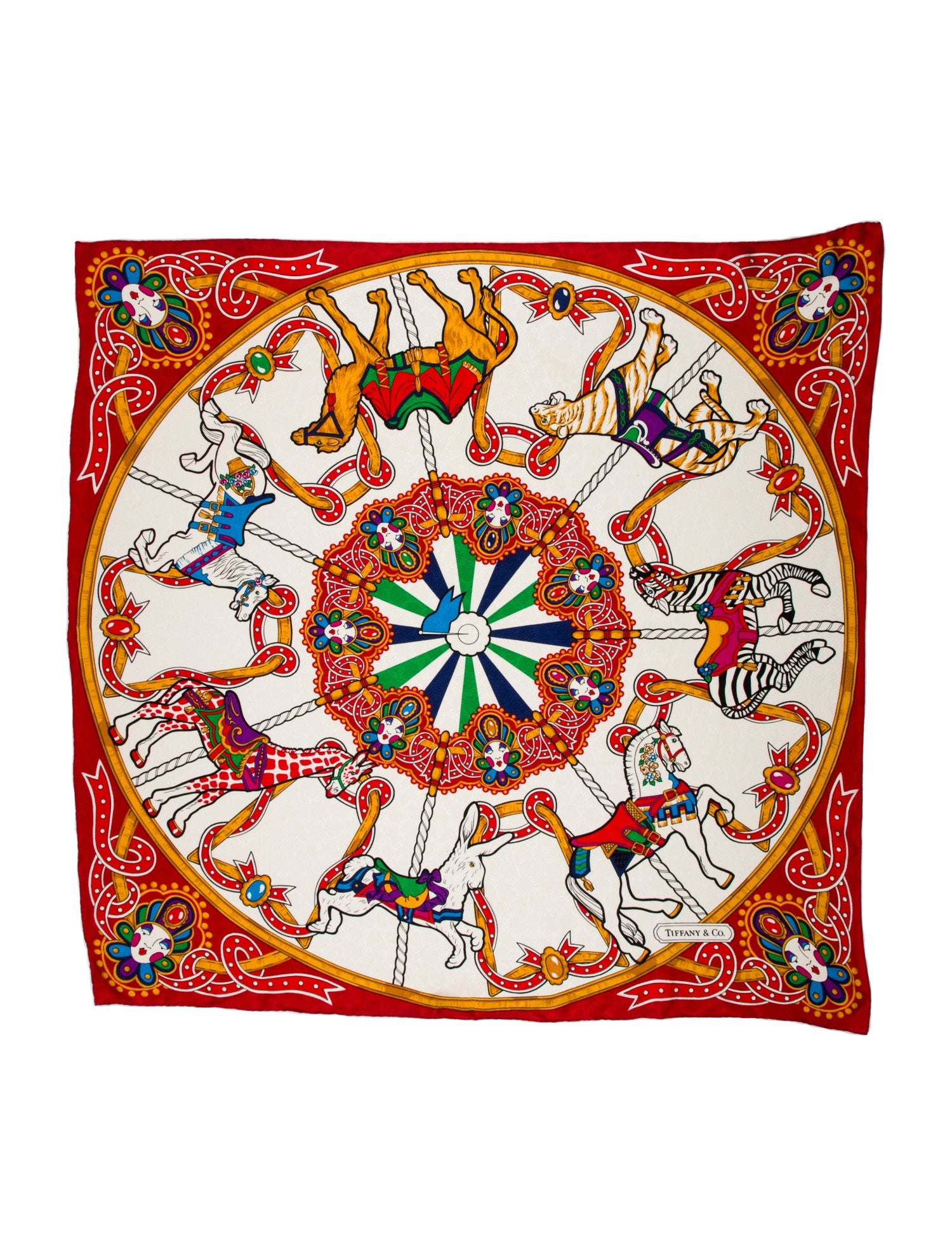 Tiffany & Co. Silk Printed Scarf