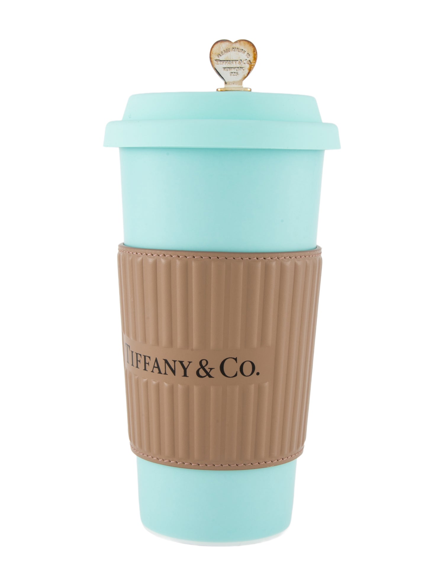 Tiffany & Co. Large Bone China Travel Cup Set