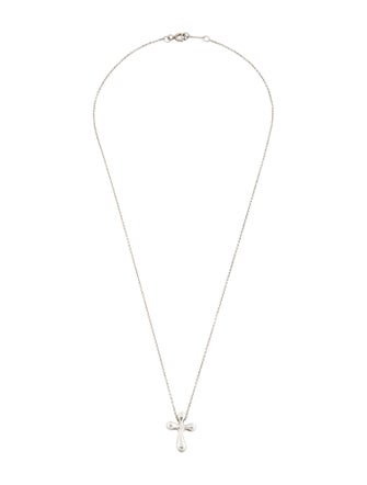 Tiffany & Co. Cross Pendant Necklace