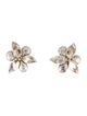 Tiffany & Co. Orchid Flower Earclip Earrings