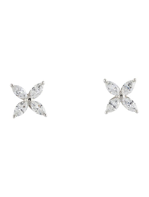 Tiffany & Co. Platinum Diamond Stud Earrings