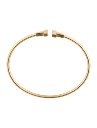 Tiffany & Co. 18K Narrow Wire Cuff Bracelet