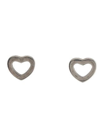 Tiffany & Co. Open Heart Stud Earrings