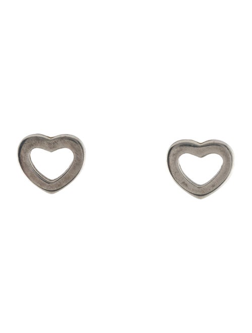 Tiffany & Co. Open Heart Stud Earrings