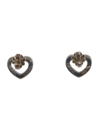 Tiffany & Co. Open Heart Stud Earrings