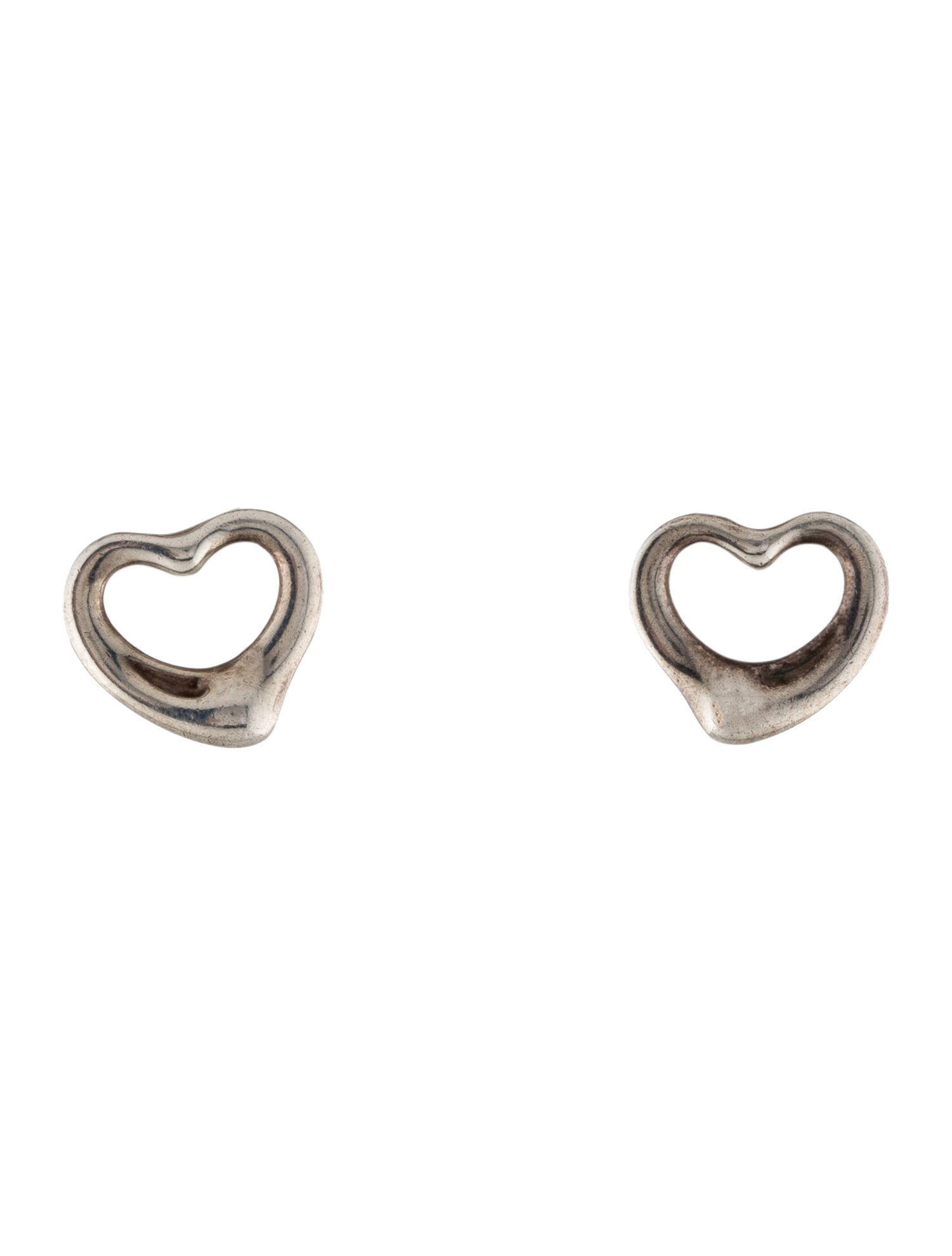 Tiffany & Co. Open Heart Stud Earrings