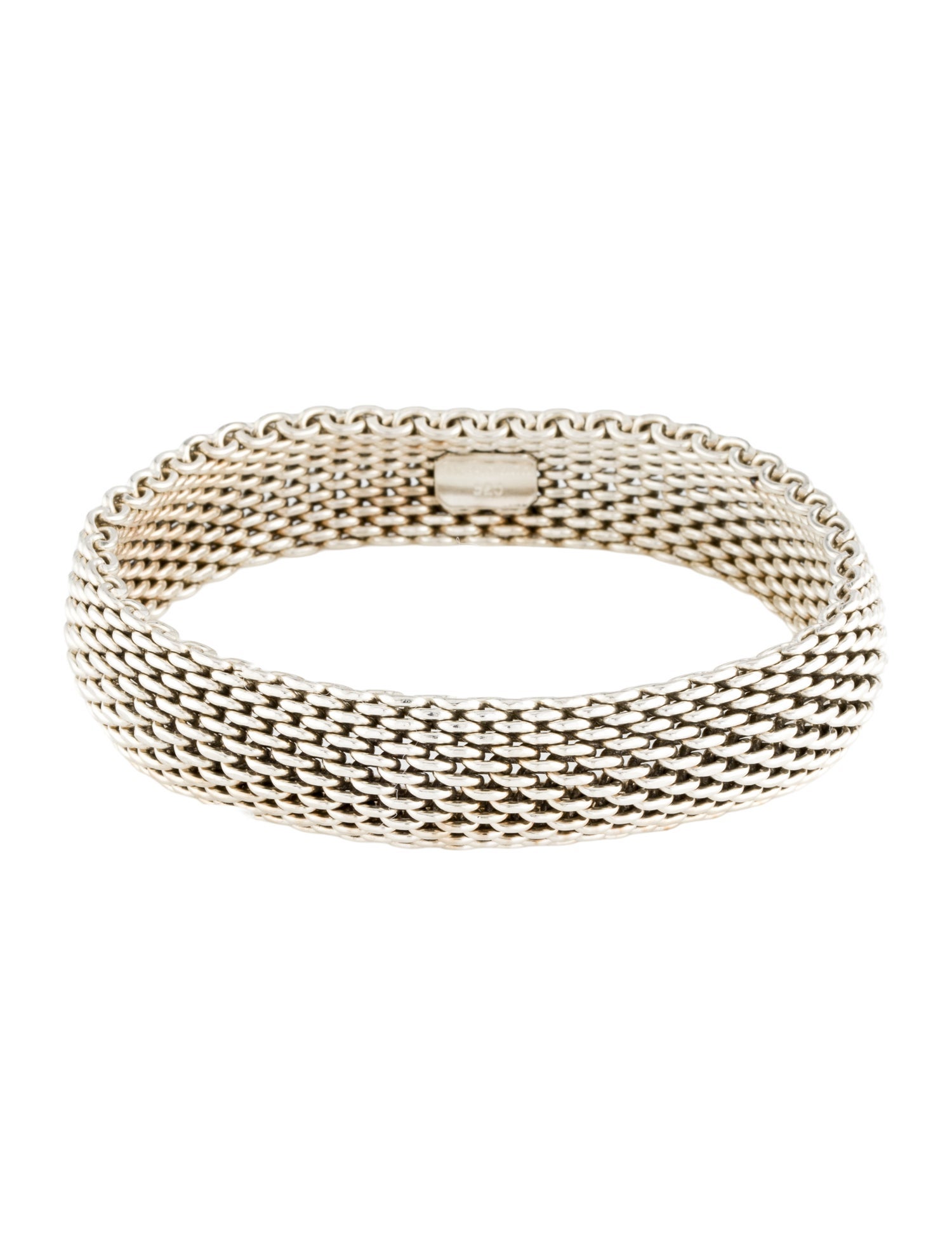 Tiffany & Co. Somerset Narrow Mesh Bangle