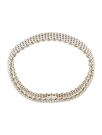 Tiffany & Co. Somerset Narrow Mesh Bangle