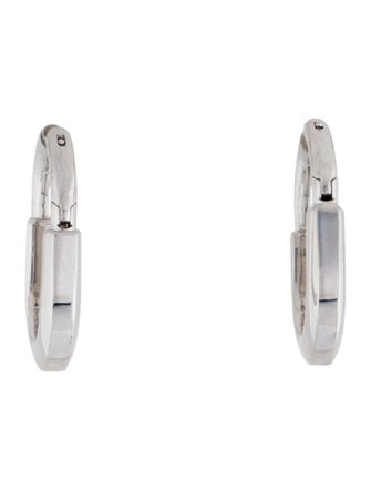 Tiffany & Co. 18K Medium Lock Earrings