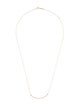 Tiffany & Co. 18K Diamond T Smile Small Pendant Necklace