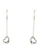 Tiffany & Co. Open Heart Drop Earrings