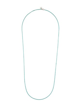 Tiffany & Co. Enamel Coated Sparkle Chain Necklace