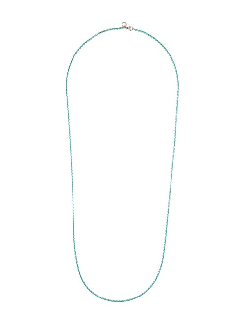 Tiffany & Co. Enamel Coated Sparkle Chain Necklace