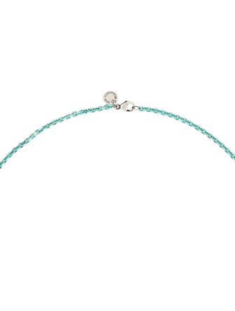 Tiffany & Co. Enamel Coated Sparkle Chain Necklace