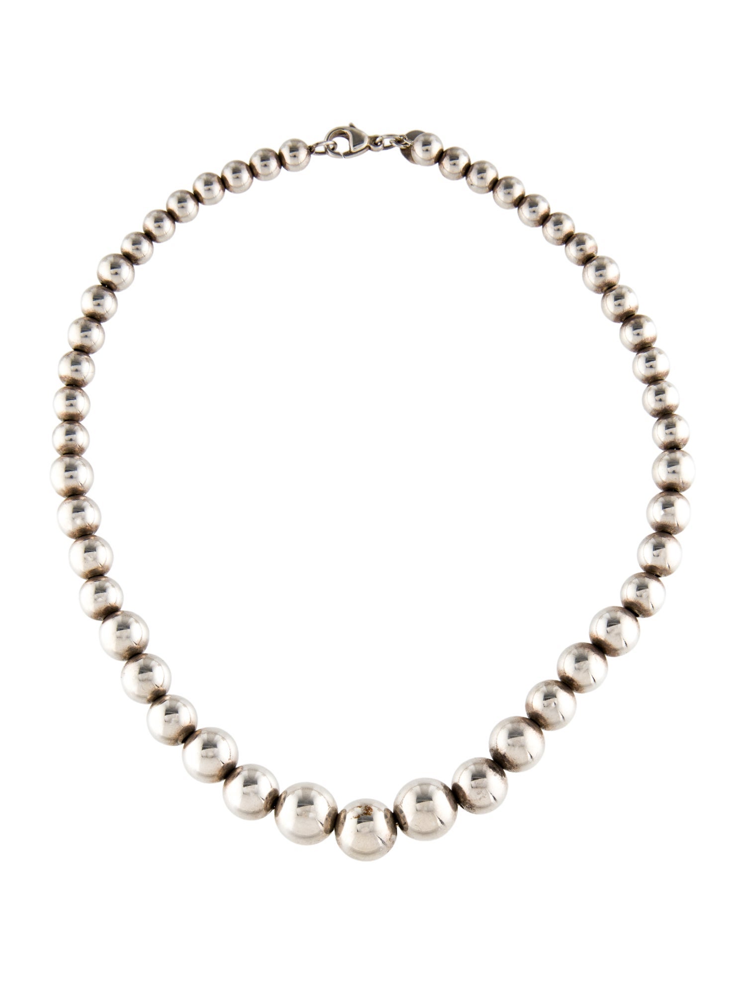 Tiffany & Co. Graduated Ball Necklace