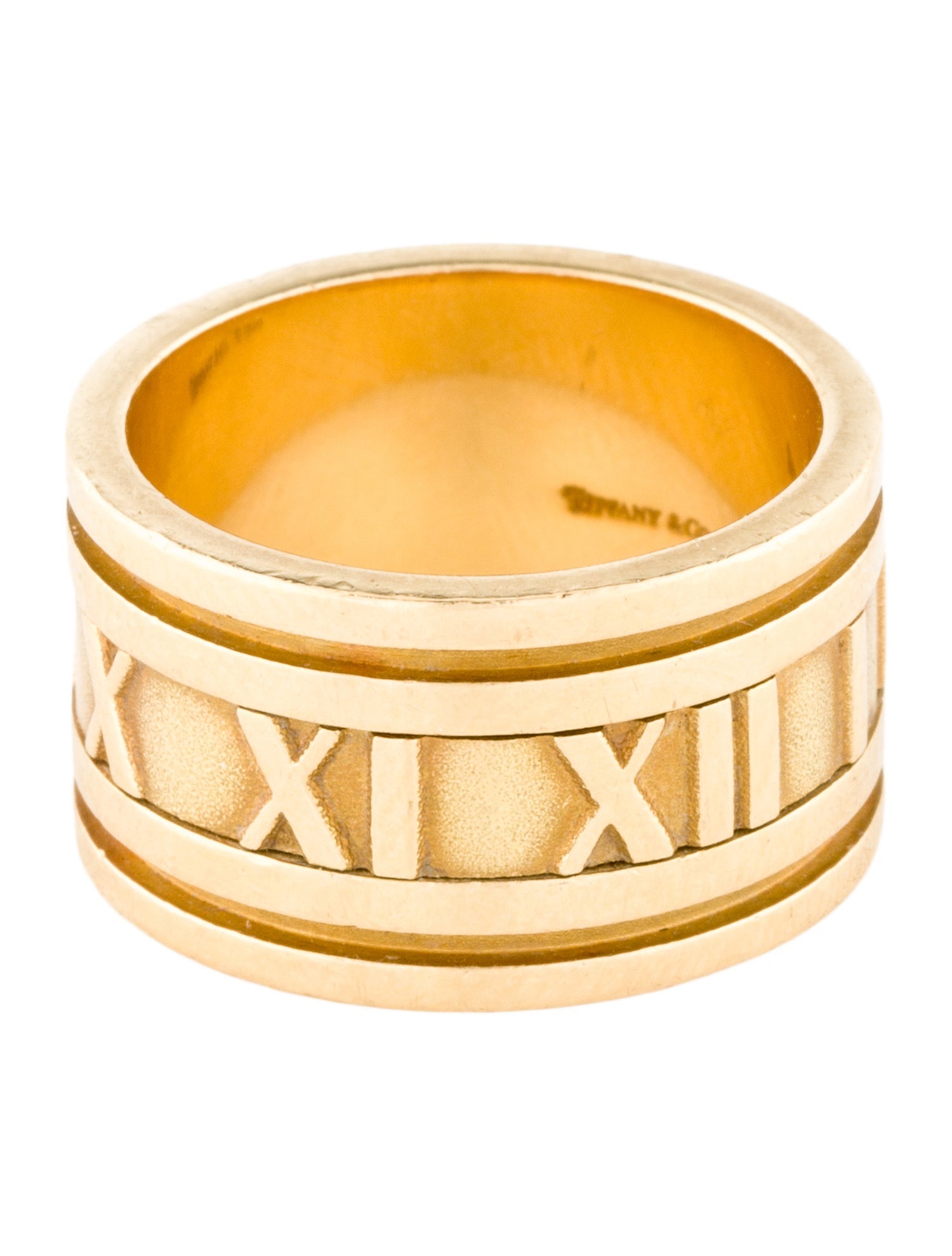 Tiffany & Co. Vintage 18K Atlas Wide Band