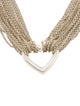 Tiffany & Co. Heart Toggle Mesh Multistrand Necklace
