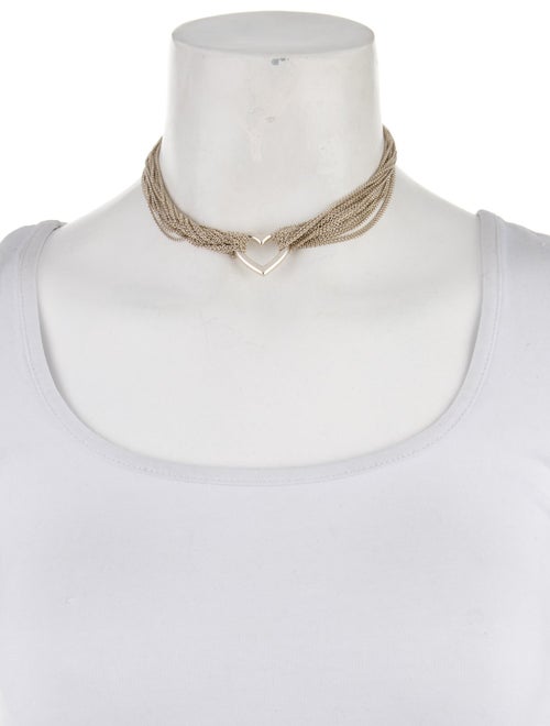 Tiffany & Co. Heart Toggle Mesh Multistrand Necklace