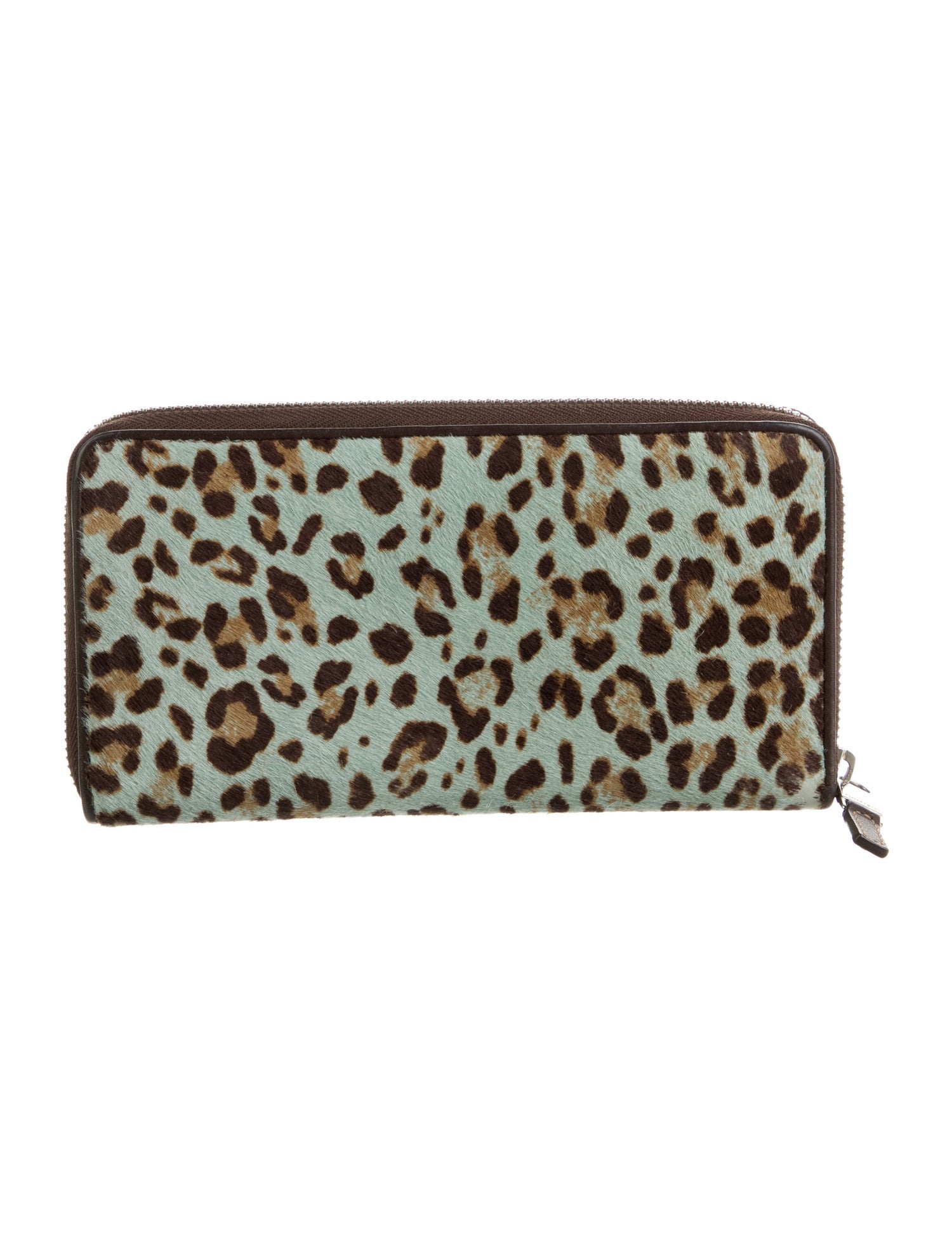 Tiffany & Co. Ponyhair Animal Print Continental Wallet