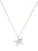 Tiffany & Co. Diamond Starfish Pendant Necklace