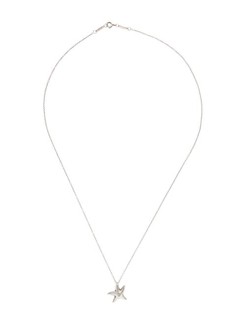 Tiffany & Co. Diamond Starfish Pendant Necklace