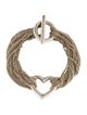 Tiffany & Co. Multistrand Heart Toggle Bracelet