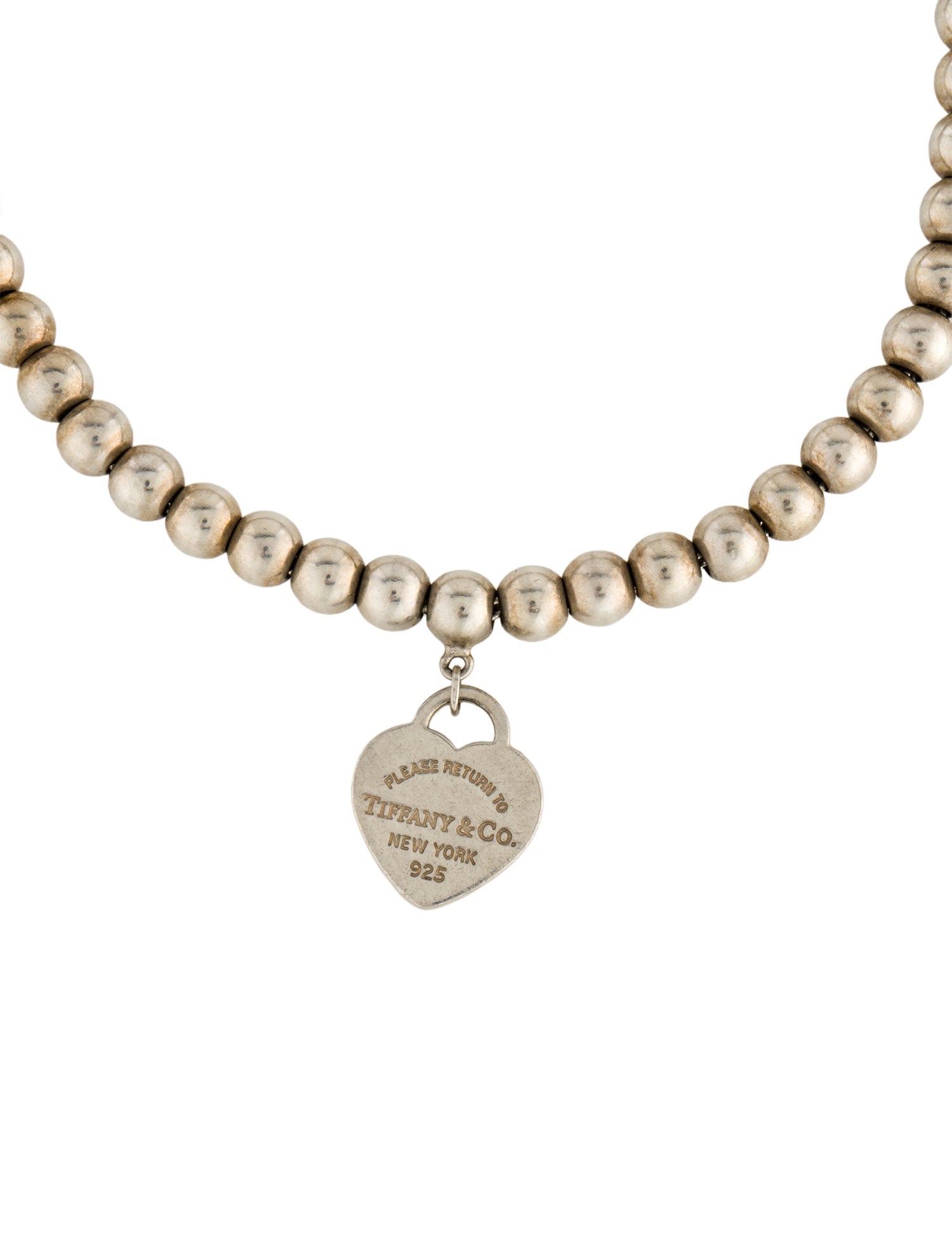 Tiffany & Co. Heart Tag Bead Bracelet