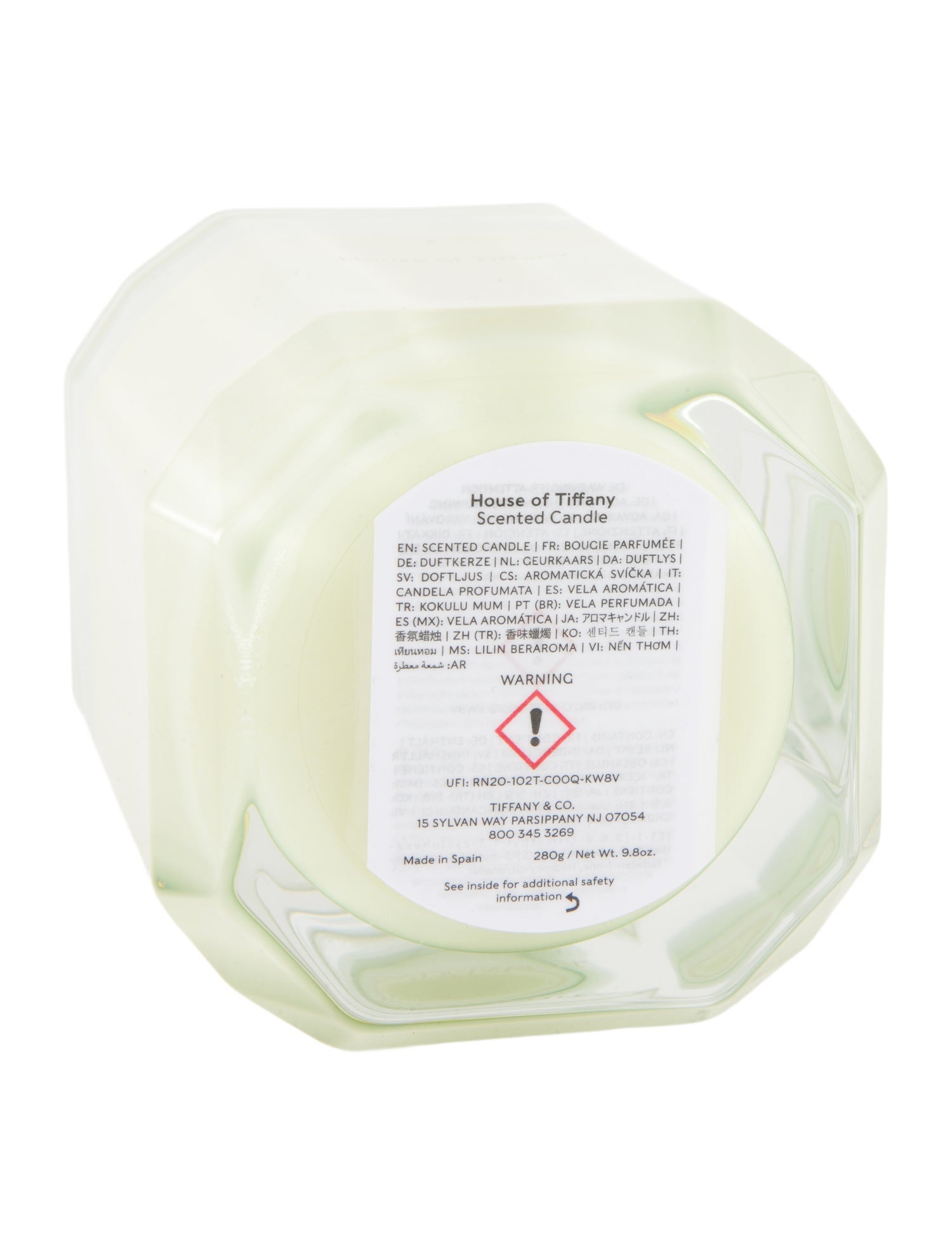 Tiffany & Co. Facets: The House of Tiffany Scented Candle w/ Tags