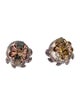 Tiffany & Co. Pearl Olive Leaf Stud Earrings