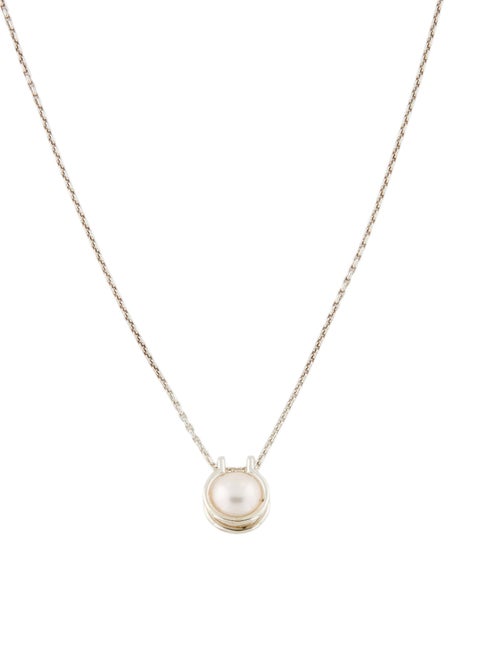Tiffany & Co. Pearl HardWare Pendant Necklace