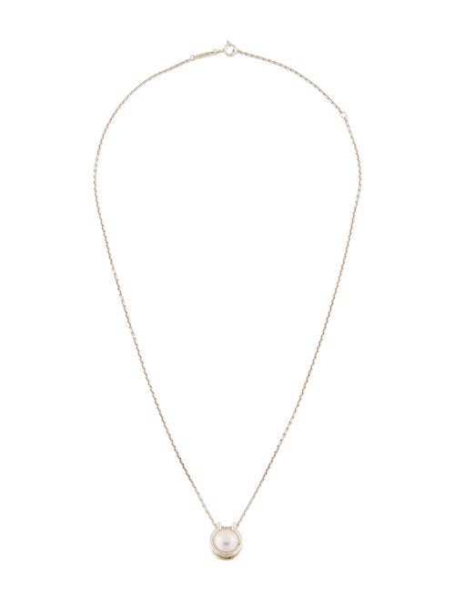 Tiffany & Co. Pearl HardWare Pendant Necklace