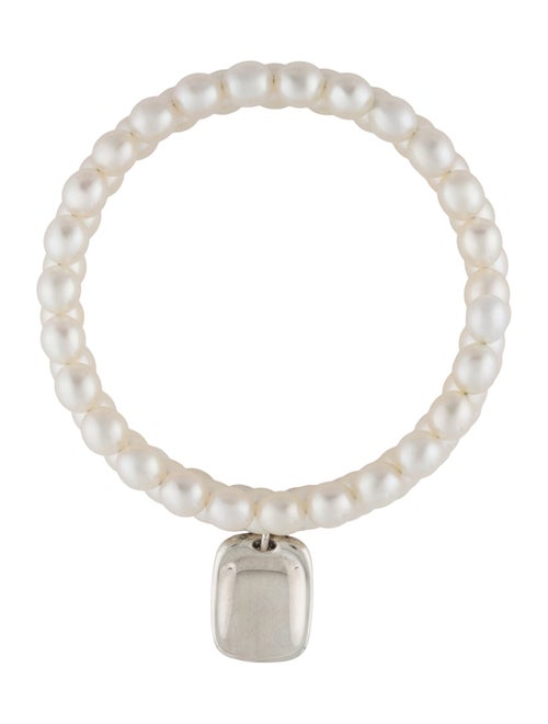 Tiffany & Co. Pearl Wrap Charm Bracelet