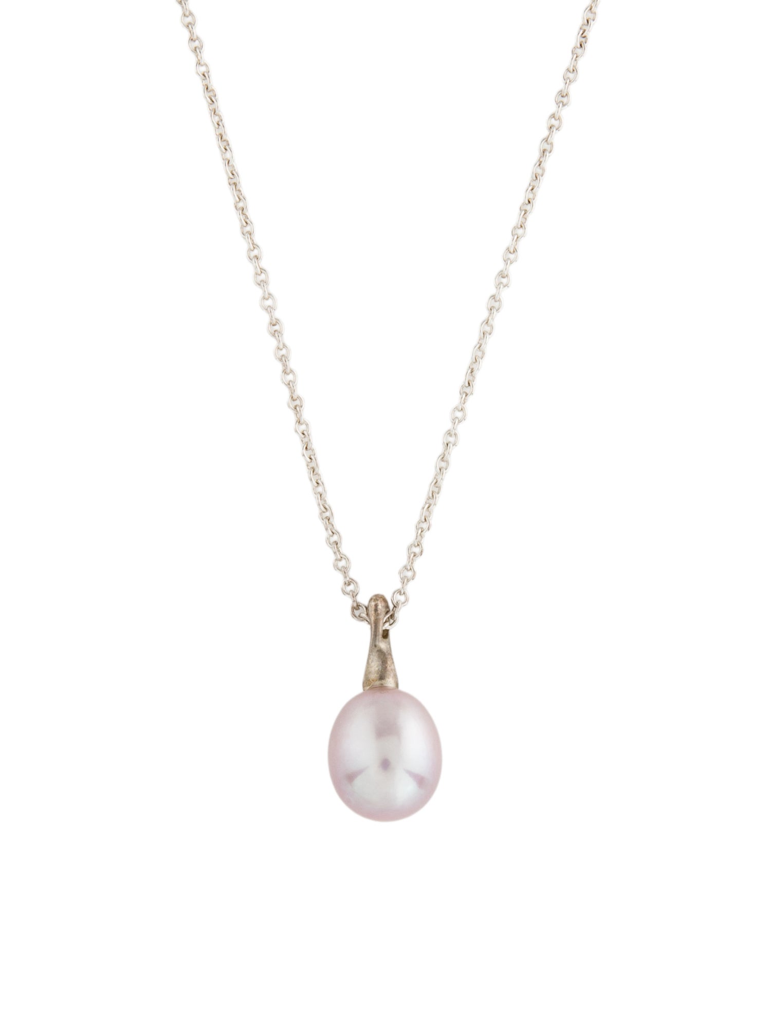 Tiffany & Co. Freshwater Pearl Cat Island Pendant Necklace