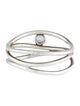 Tiffany & Co. Aquamarine Wave Three-Row Ring