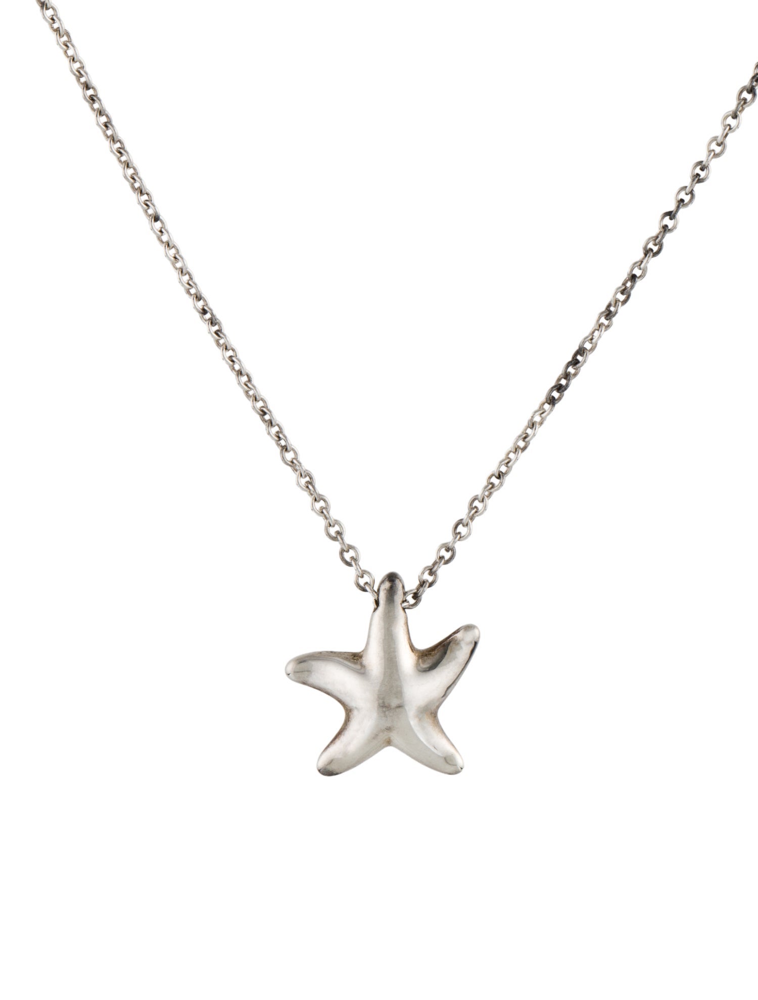 Tiffany & Co. Starfish Pendant Necklace