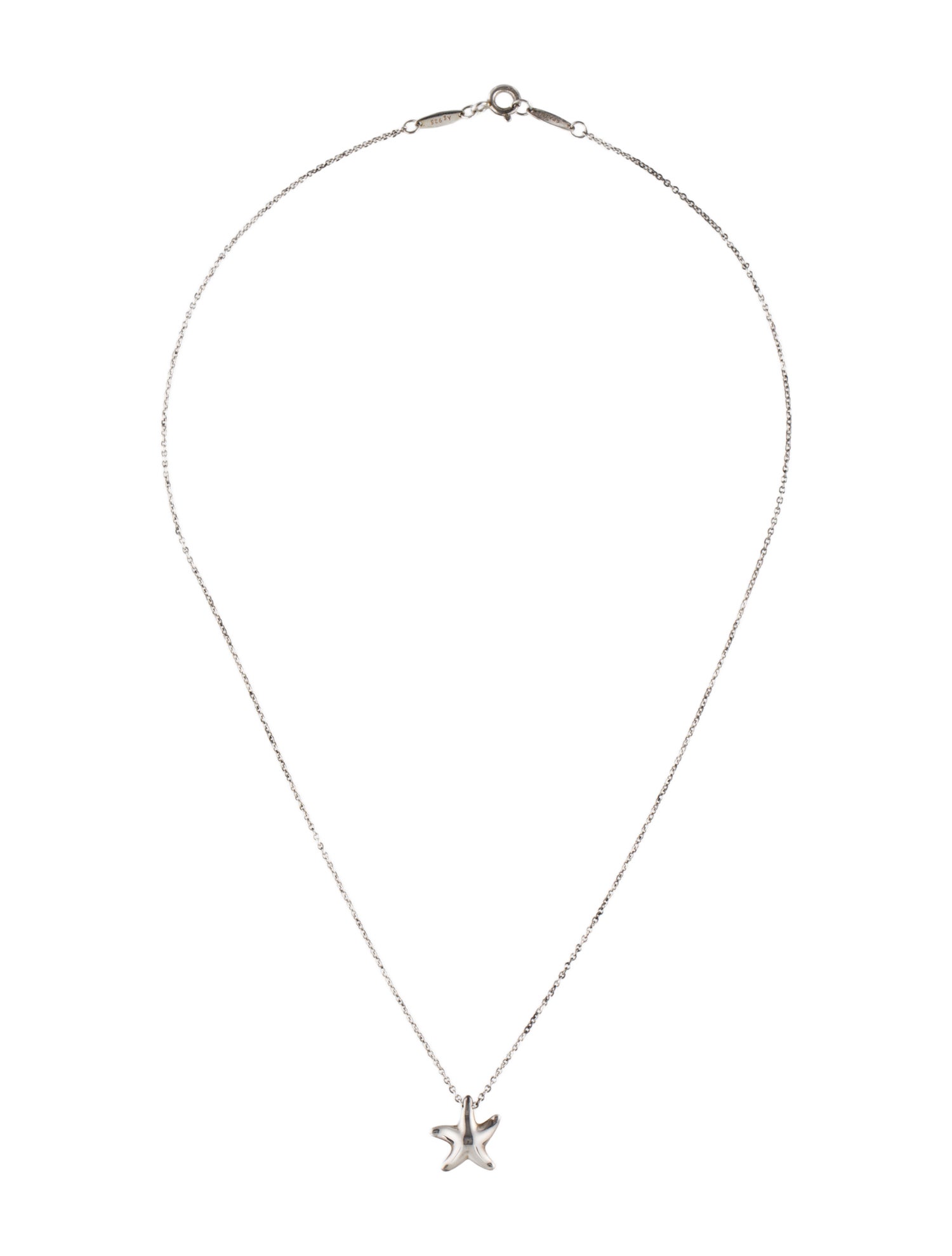 Tiffany & Co. Starfish Pendant Necklace