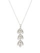 Tiffany & Co. Platinum Diamond Jazz Pagoda Pendant Necklace