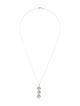 Tiffany & Co. Platinum Diamond Jazz Pagoda Pendant Necklace