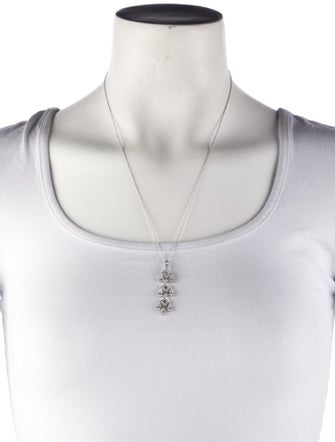 Tiffany & Co. Platinum Diamond Jazz Pagoda Pendant Necklace