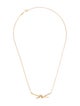 Tiffany & Co. 18K Diamond Knot Pendant Necklace